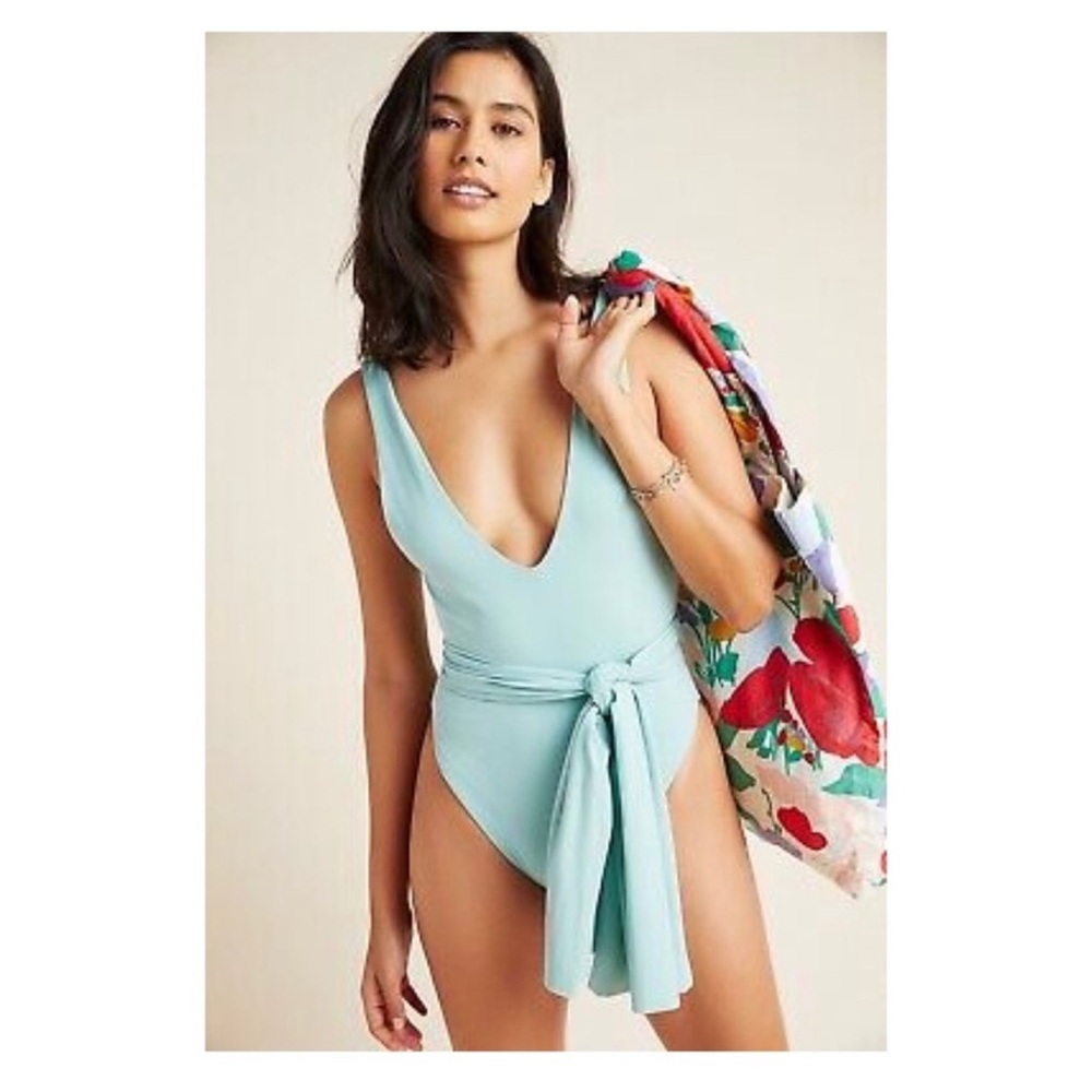 Anthropologie Po Swimwear Billie One Piece
